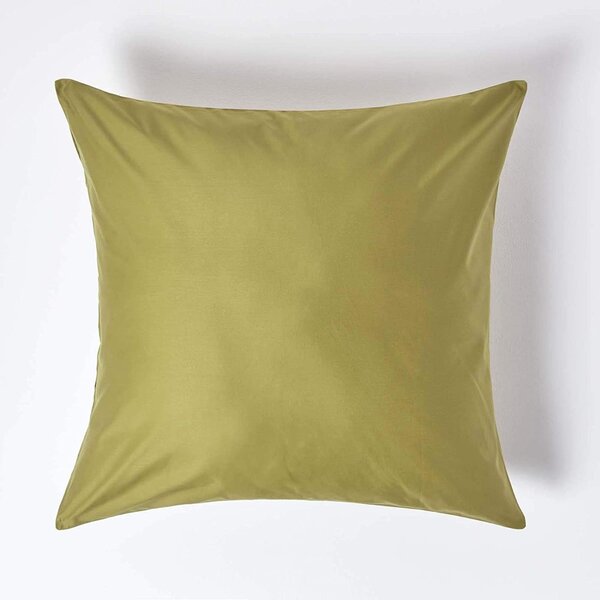 Olive Green European Pillowcase 1000 TC, 60 x 60 cm