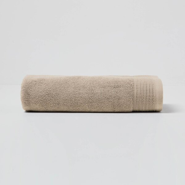 Homescapes 700 GSM Luxury 100% Cotton Taupe Bath Towel