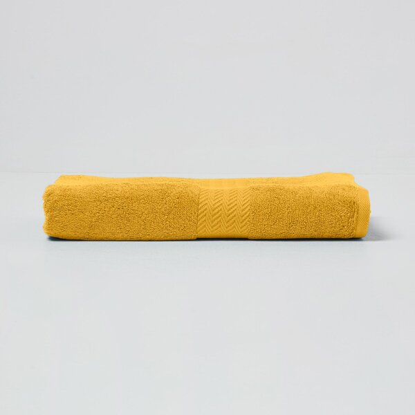 Homescapes Super Soft 500 GSM 100% Cotton Mustard Bath Towel