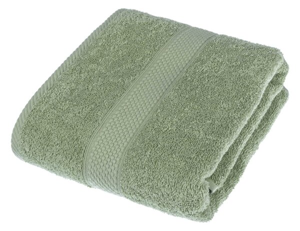 Homescapes Sage Green Bath Towel Set of 2 Turkish Cotton