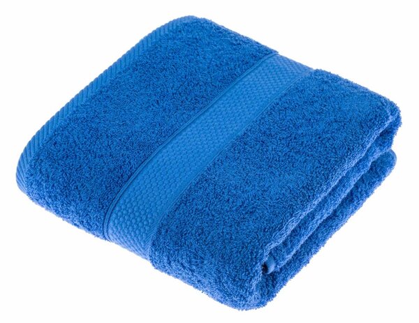 Homescapes Blue Bath Towel Set of 4 Turkish Cotton