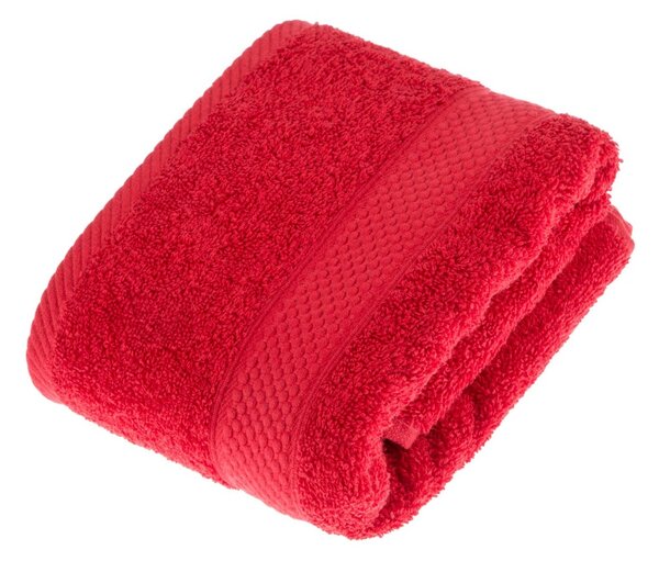 Homescapes Red Hand Towel Set of 2 Turkish Cotton