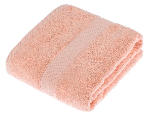 Homescapes Peach Bath Towel Set of 4 Turkish Cotton