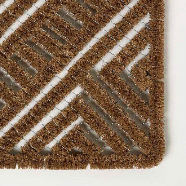 Homescapes Boot Scraper Wire & Coir Doormat 60 x 40 cm