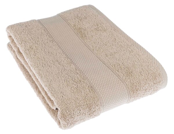 Homescapes Stone Beige Bath Sheet 100% Turkish Cotton