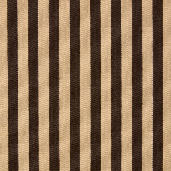 Pure Cotton Chocolate Beige Thin Stripes Curtain Fabric Material