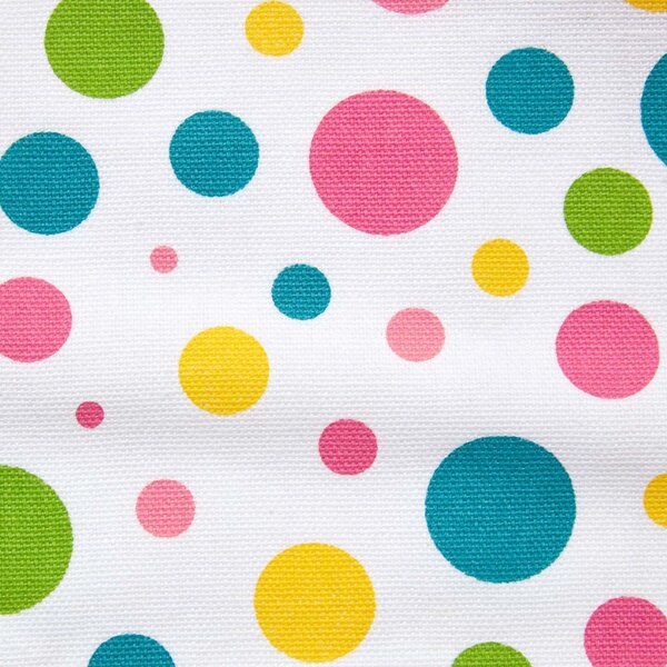 Homescapes Cotton Polka Dot Multi Colour Unisex Apron With Pocket