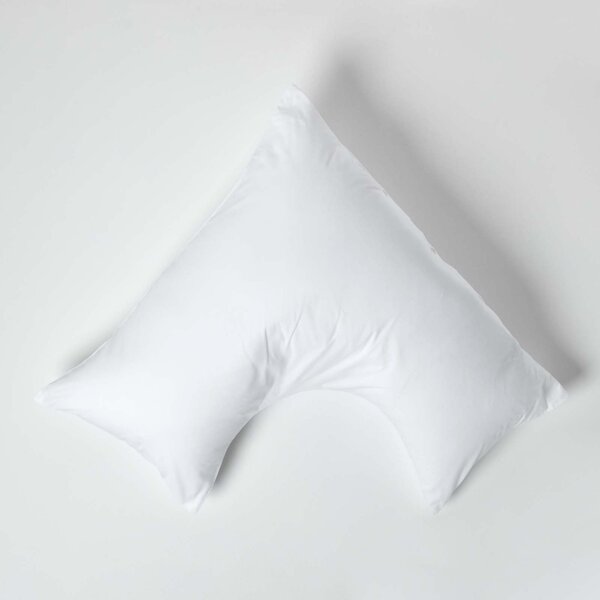 Homescapes White Egyptian Cotton V Shaped Pillowcase 200 TC