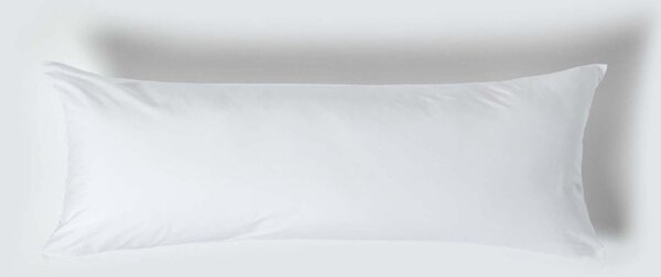 Homescapes White Egyptian Cotton Housewife Body Pillowcase 200 TC