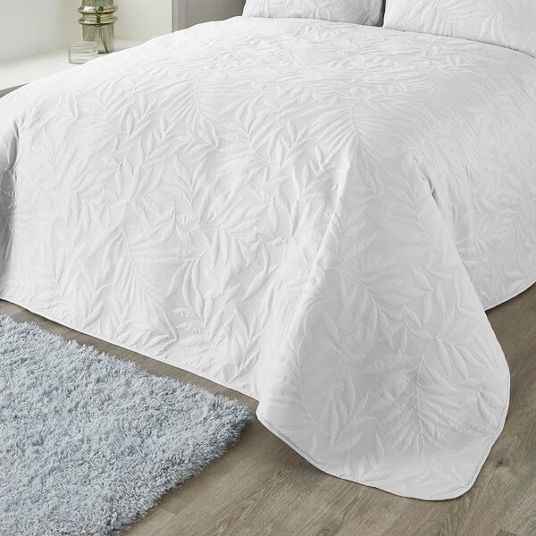 Luana Bedspread 230cm x 200cm White