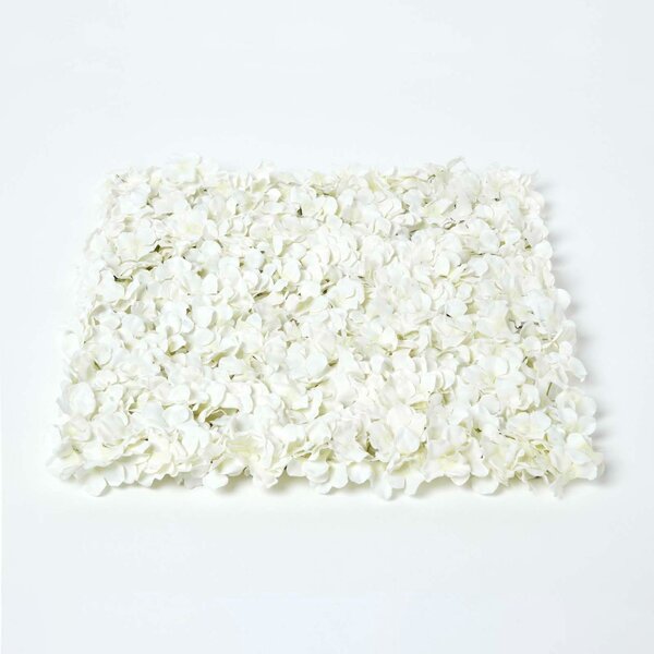 Homescapes Cream Hydrangea Wedding Flower Wall Tile 50 x 50 cm