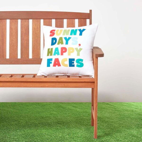 Homescapes Sunny Days Cushion for Garden Water Resistant 45cm