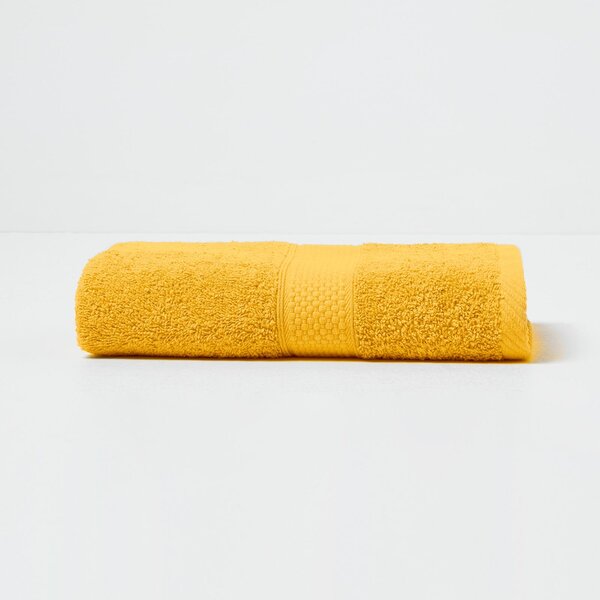 Homescapes Turkish 100% Cotton Hand Towel Super Soft Ochre Yellow