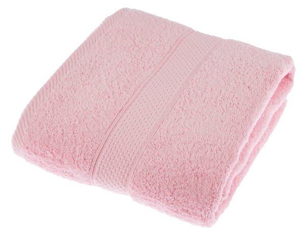 Homescapes Pink Bath Towel Set of 2 Turkish Cotton