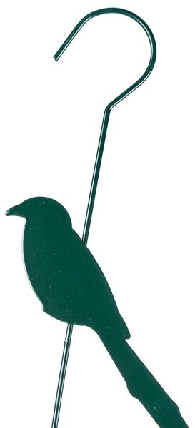 Homescapes Metal Spring Bird Feeder with Bird Decoration