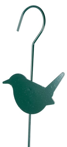 Homescapes Metal Spring Bird Feeder with Bird Decoration, Wren