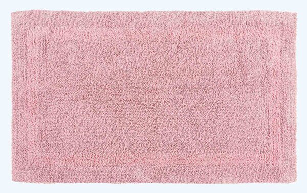 Homescapes Luxury Reversible Extra Large Bath Mat - Blush Pink