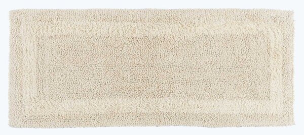 Homescapes Luxury Reversible Bath Mat Runner - Cream