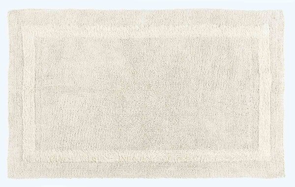 Homescapes Luxury Reversible Extra Large Bath Mat - Cream