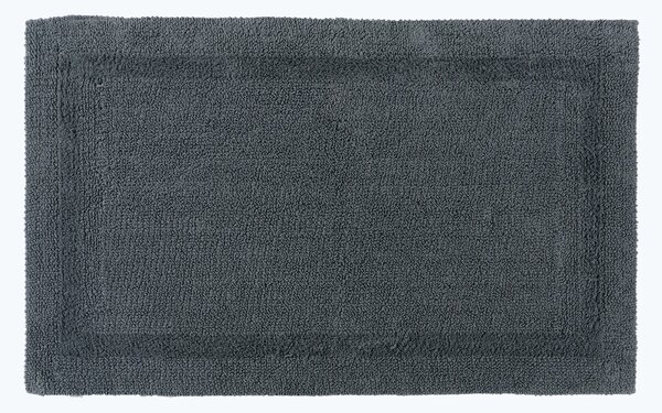 Homescapes Luxury Reversible Extra Large Bath Mat - Grey