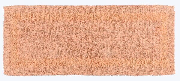 Homescapes Luxury Reversible Bath Mat Runner - Peach