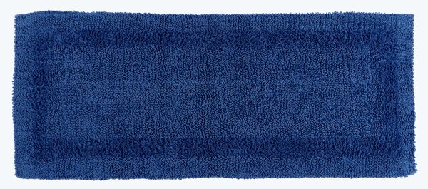 Homescapes Luxury Reversible Bath Mat Runner - Navy Blue