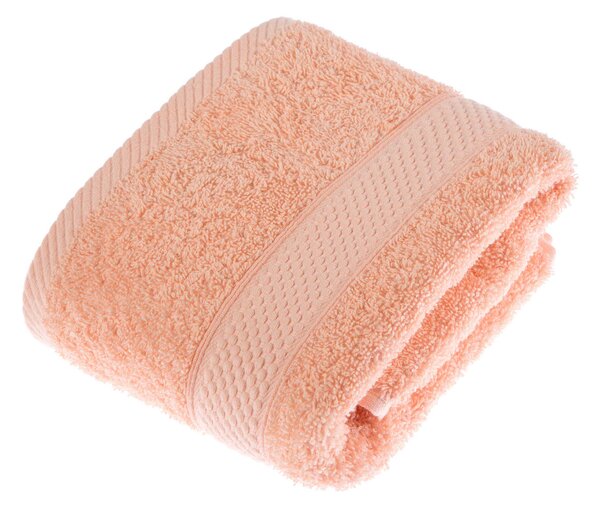 Homescapes Peach Hand Towel 100 % Turkish Cotton