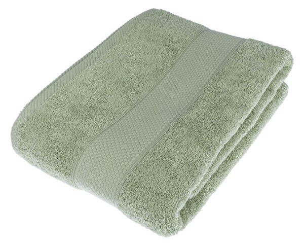 Homescapes Sage Green Bath Sheet 100 % Turkish Cotton