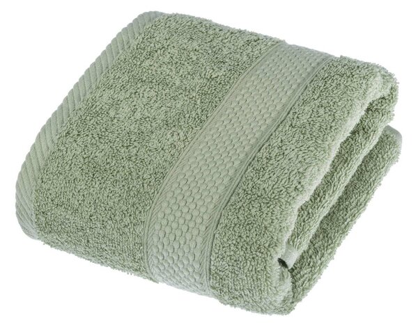 Homescapes Sage Green Bath Towel Set 100 % Turkish Cotton