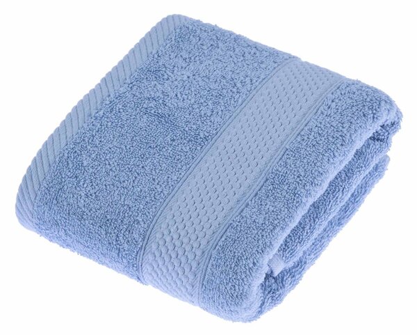 Homescapes Light Blue Hand Towel Set of 2 Turkish Cotton