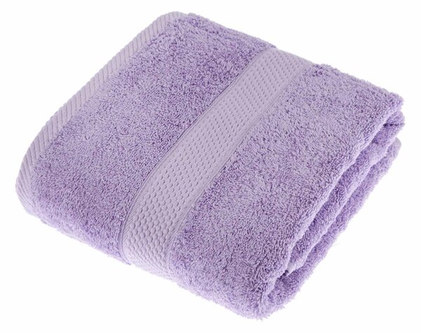 Homescapes Lilac Bath Towel Set of 4 Turkish Cotton