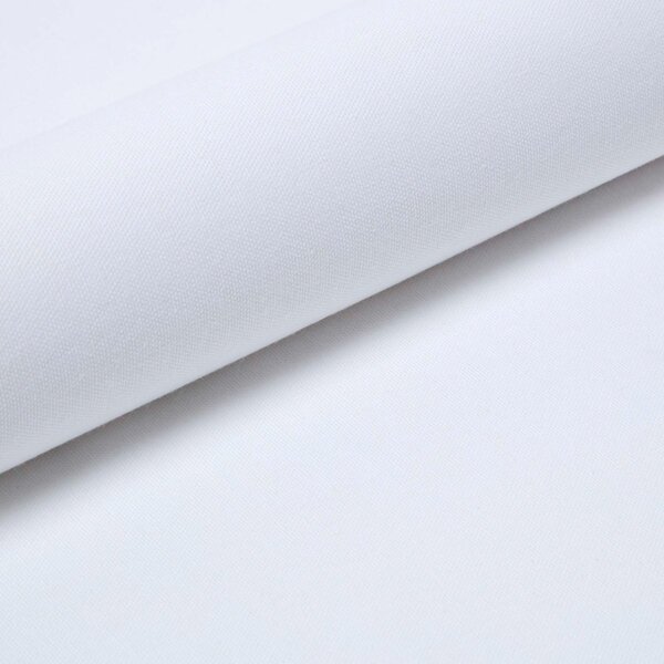 Homescapes Pure Cotton Plain White Curtain Fabric Material