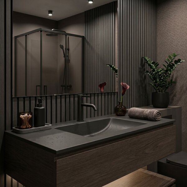 Bathroom faucet Rea Rivo Black