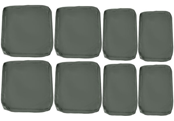 Outsunny Replacement Cushion Cover Garden Rattan Patio Furniture Seat Cover Polyester Outdoor- No Cushion Included Aosom UK