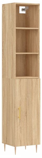 Highboard Sonoma Oak 34.5x34x180 cm Engineered Wood