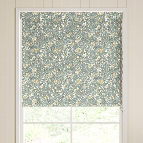 William Morris Double Bough Translucent Made To Measure Roller Blind Bluebird