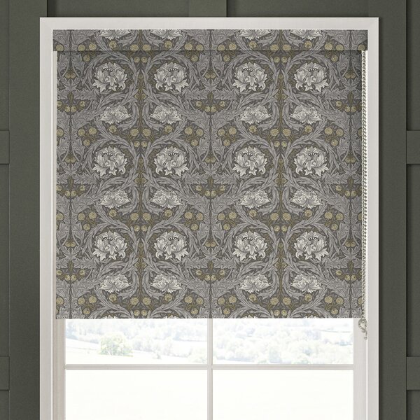 William Morris African Marigold Translucent Made To Measure Roller Blind Iron