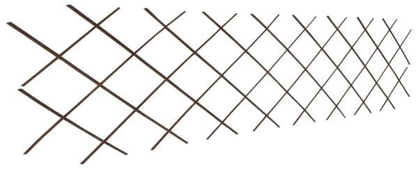 Willow Trellis Fences 5 pcs 180x60 cm