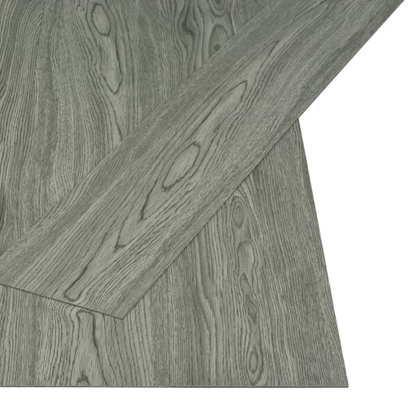 Self-adhesive Flooring Planks 4.46 m² 3 mm PVC Grey