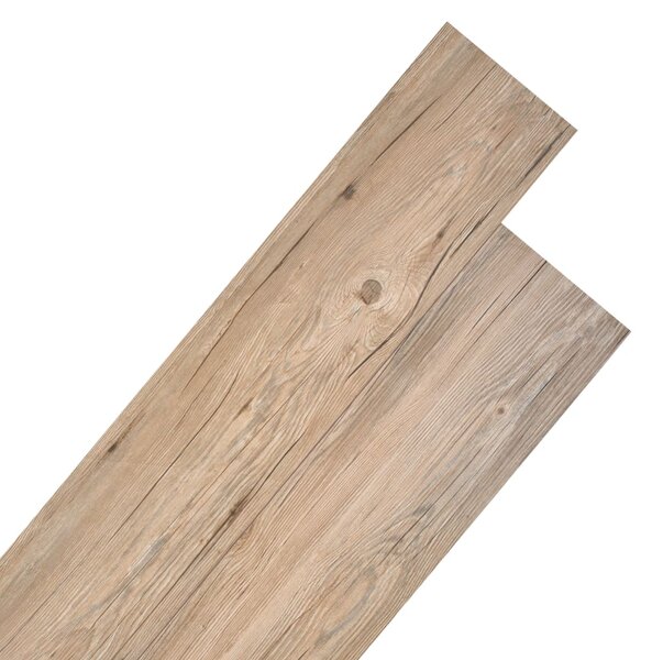 Non Self-adhesive PVC Flooring Planks 5.26 m² 2 mm Oak Brown