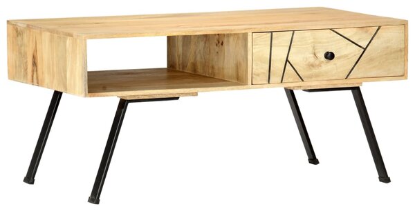 Coffee Table 95x50x42 cm Solid Mango Wood