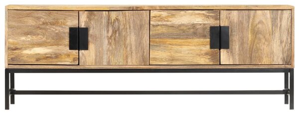 TV Cabinet 140x30x50 cm Solid Mango Wood