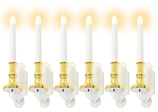 Solar Candles 6 pcs LED Lights Warm White