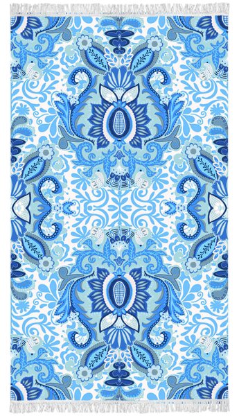 Happiness Beach Towel YOGI 100x180 cm Blue