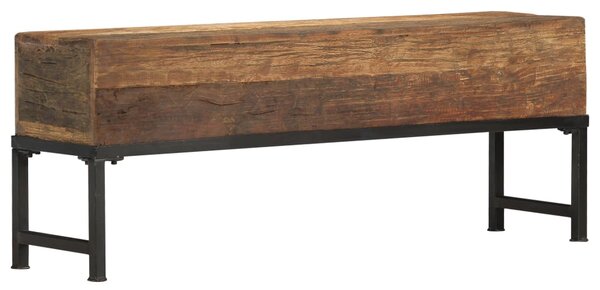 Bench 120 cm Solid Reclaimed Wood