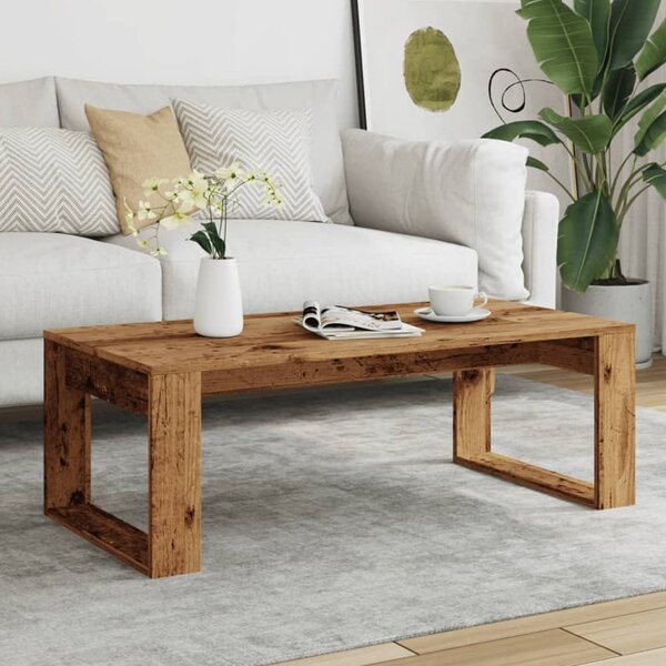 Aponka 102cm Wooden Coffee Table - Brown