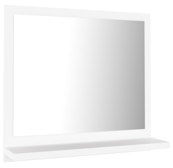 Bathroom Mirror White 40x10.5x37 cm Engineered Wood