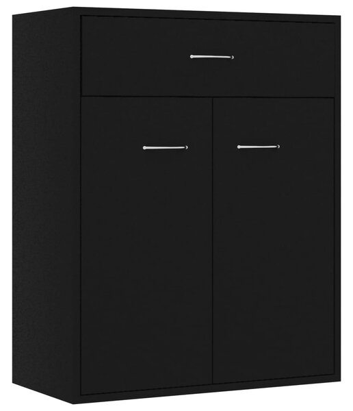 Sideboard Black 60x30x75 cm Engineered Wood