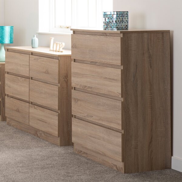 Walker 4 Draw Chest Oak