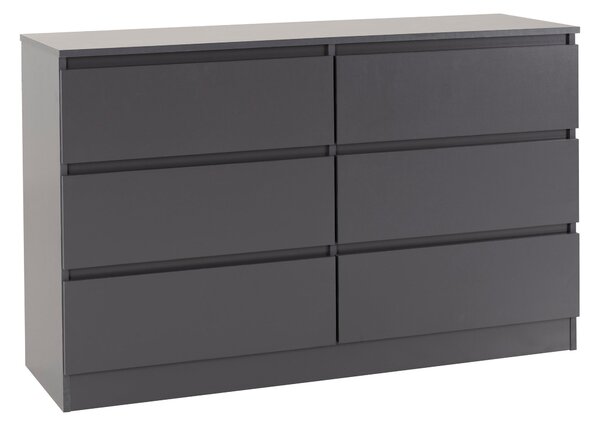 Malvern 6 Drawer Chest Grey